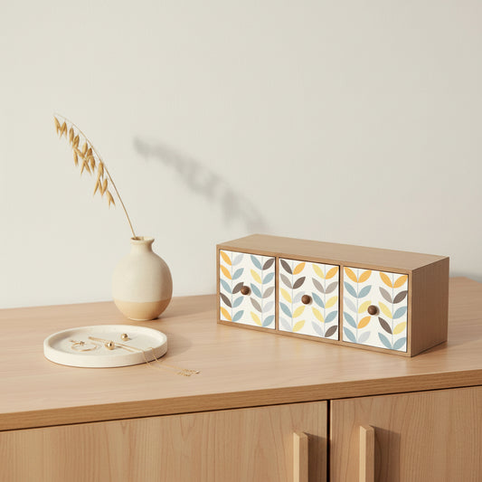 Jewelry box Versa Erin 11 x 11 x 33 cm MDF Wood-0