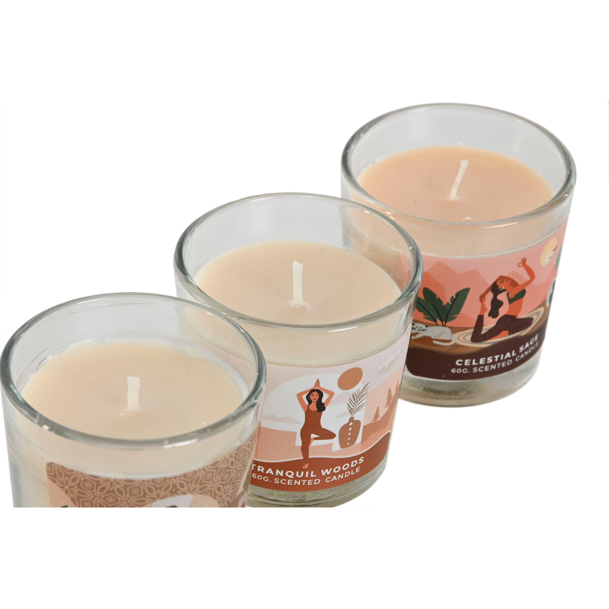 Scented Candle Home ESPRIT Urban 60 g (3 Units)-3