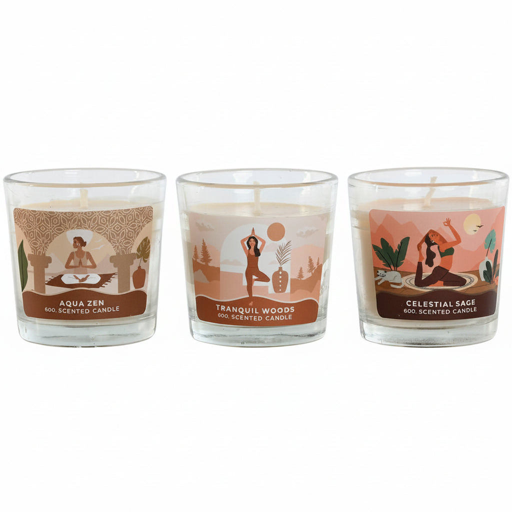 Scented Candle Home ESPRIT Urban 60 g (3 Units)-0