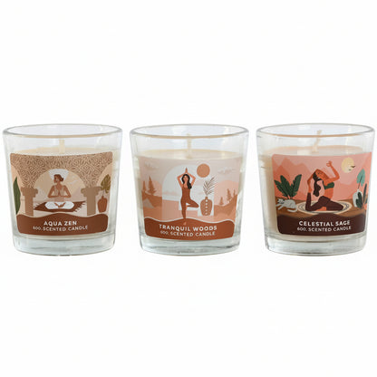 Scented Candle Home ESPRIT Urban 60 g (3 Units)-0