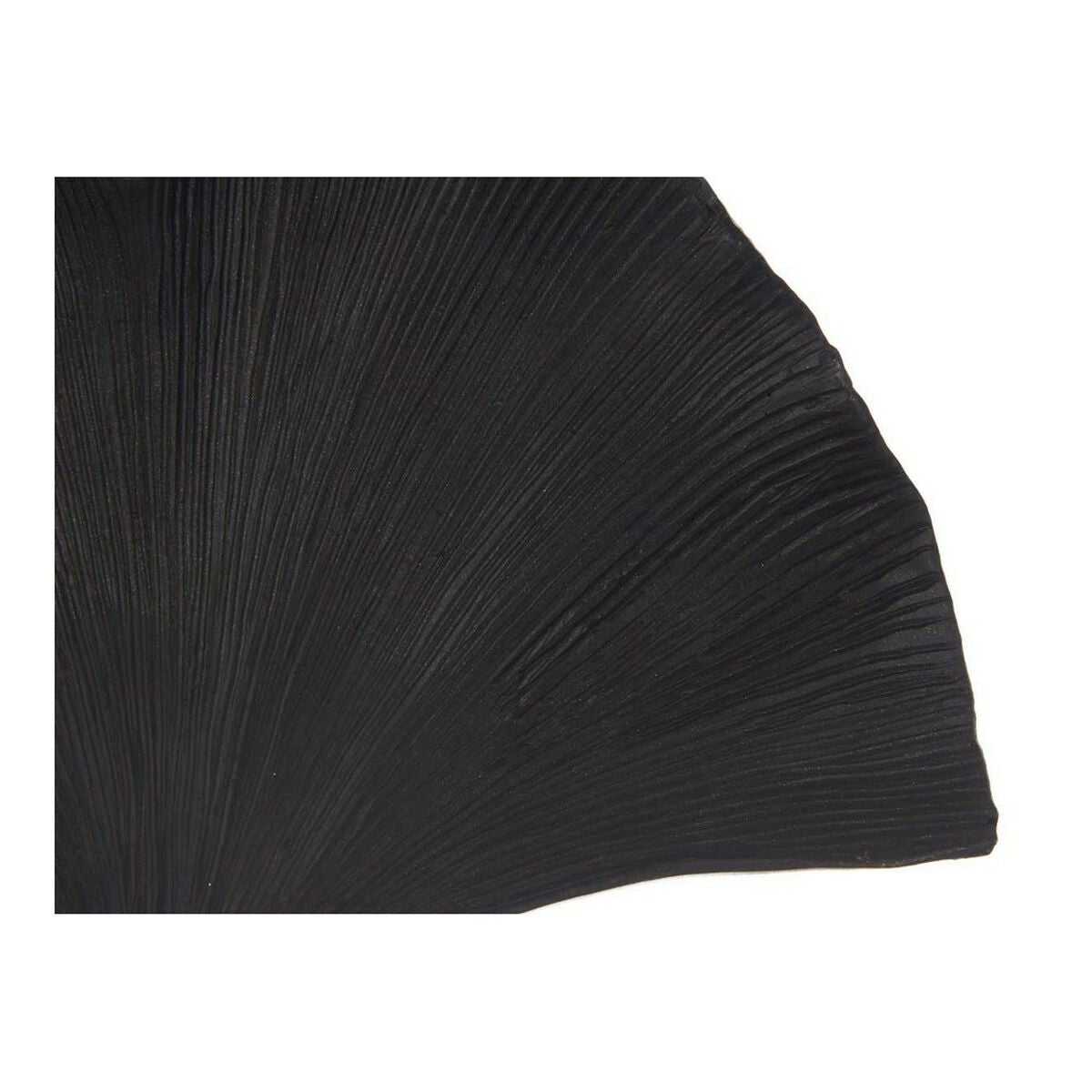 Decorative Figure Gift Decor Black Golden Flower 8 x 37 x 24,5 cm-1