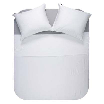 Bamboo Viscose Duvet Cover, White — 200 × 200/220 cm