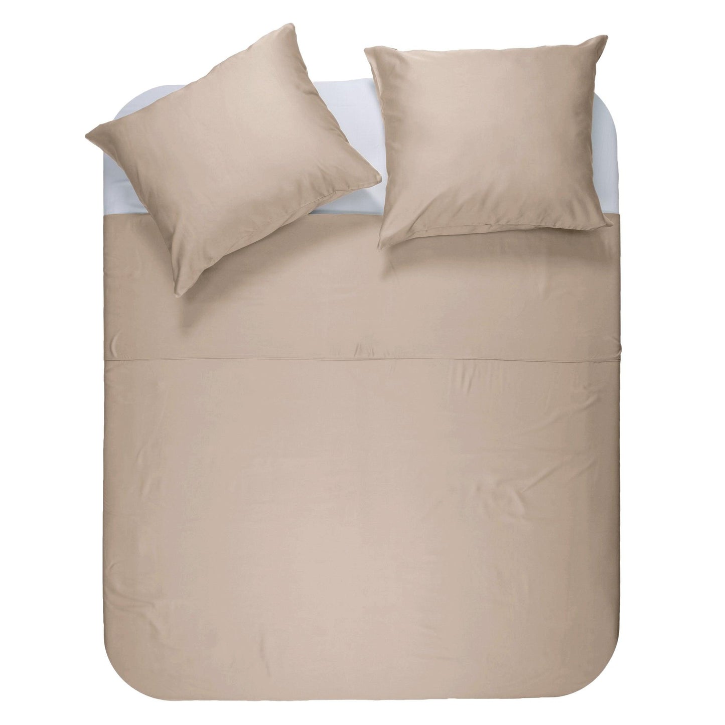 Bamboo Viscose Duvet Cover, Taupe — 200 × 200/220 cm