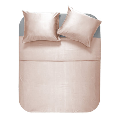 Bamboo Viscose Duvet Cover, Blush Pink — 200 × 200/220 cm