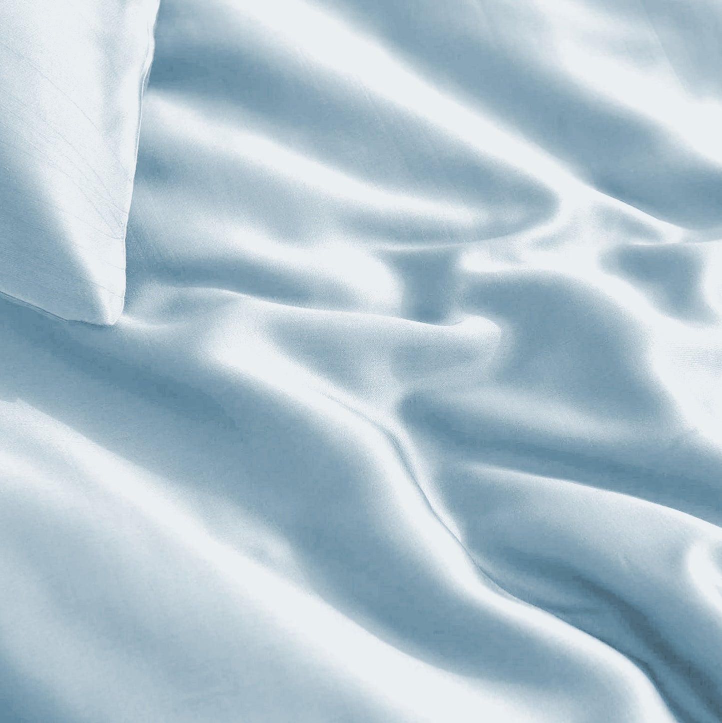 Bamboo Viscose Duvet Cover, Blue — 140 × 200/220 cm