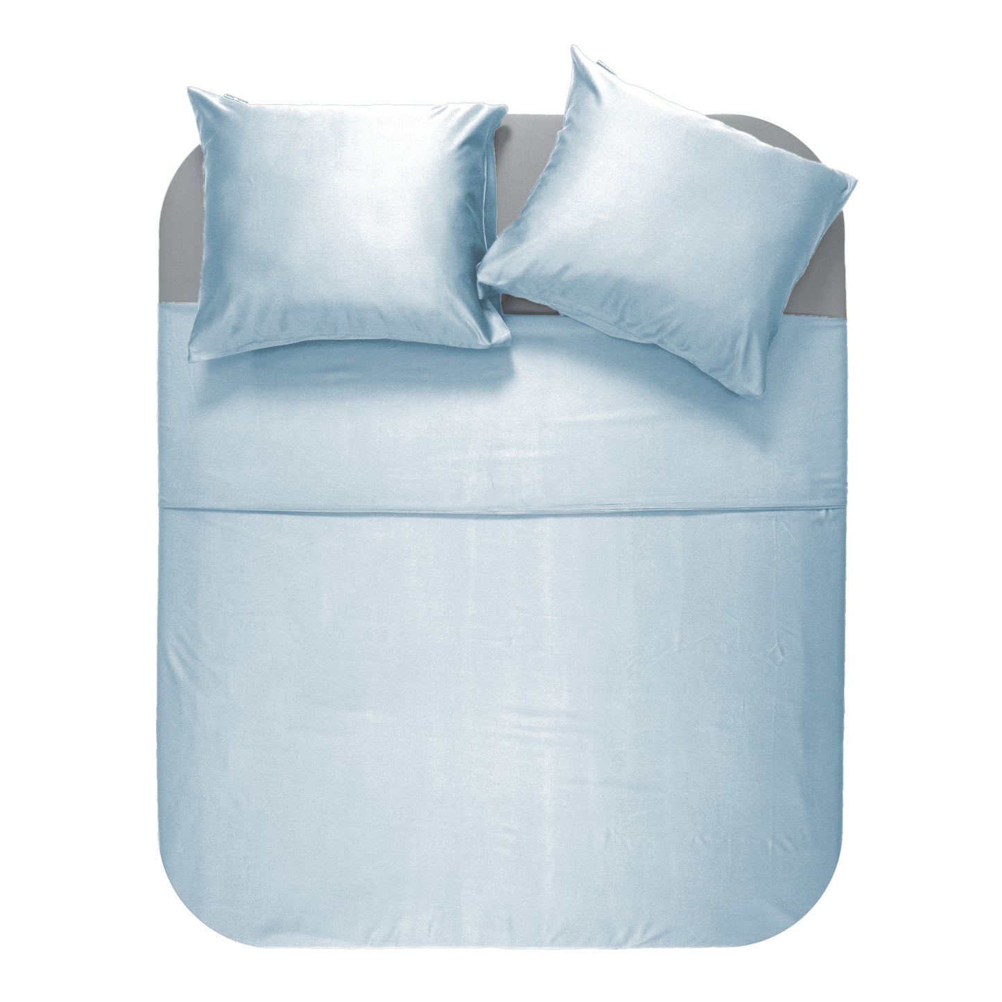 Bamboo Viscose Duvet Cover, Blue — 140 × 200/220 cm
