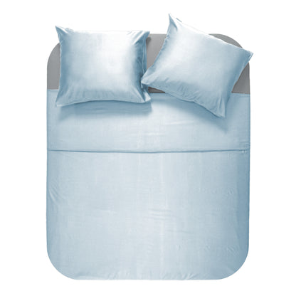 Bamboo Viscose Duvet Cover, Blue — 200 × 200/220 cm