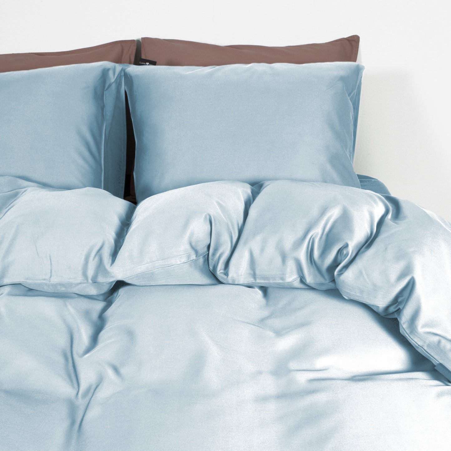 Bamboo Viscose Duvet Cover, Blue — 240 × 200/220 cm