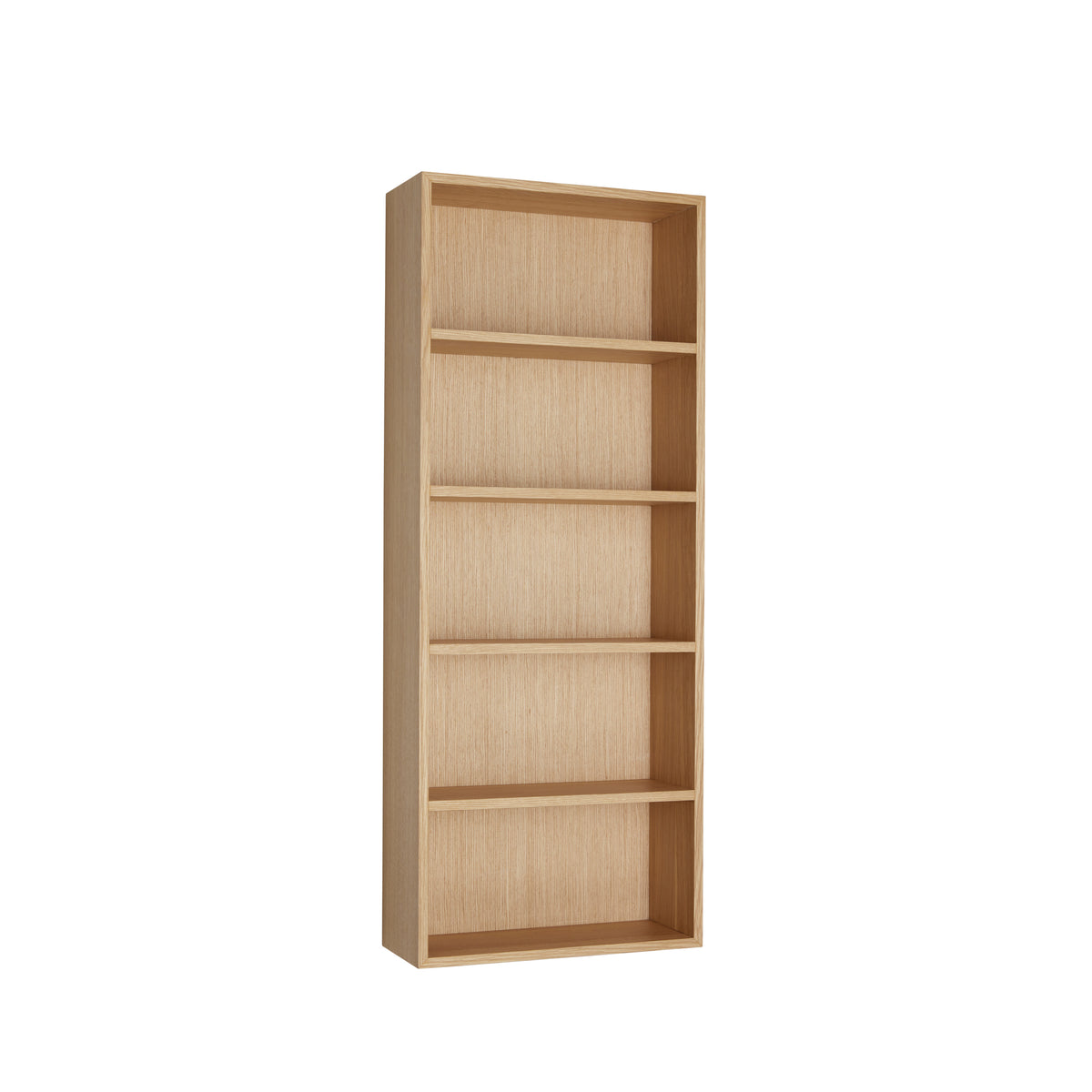 Prateleira de Parede Kappu em Carvalho, Natural — 40 × 15 × 100 cm