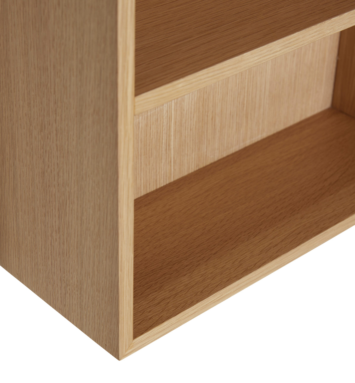 Prateleira de Parede Kappu em Carvalho, Natural — 40 × 15 × 100 cm
