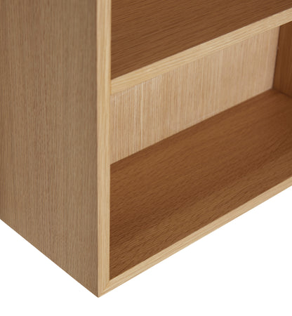 Prateleira de Parede Kappu em Carvalho, Natural — 40 × 15 × 100 cm
