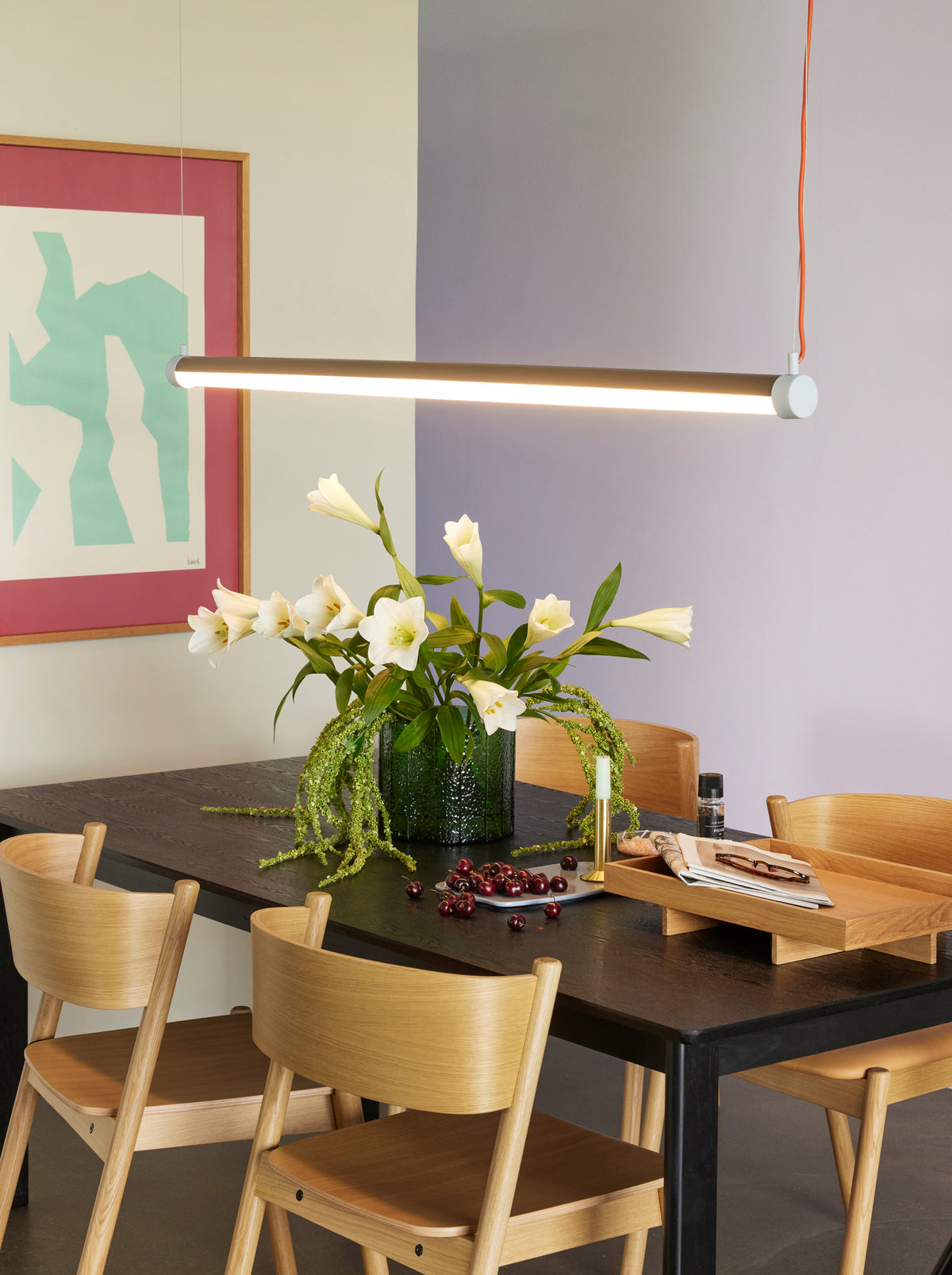 Moldura Studio em Carvalho com Impressão Artística, Natural — 70 × 100 cm