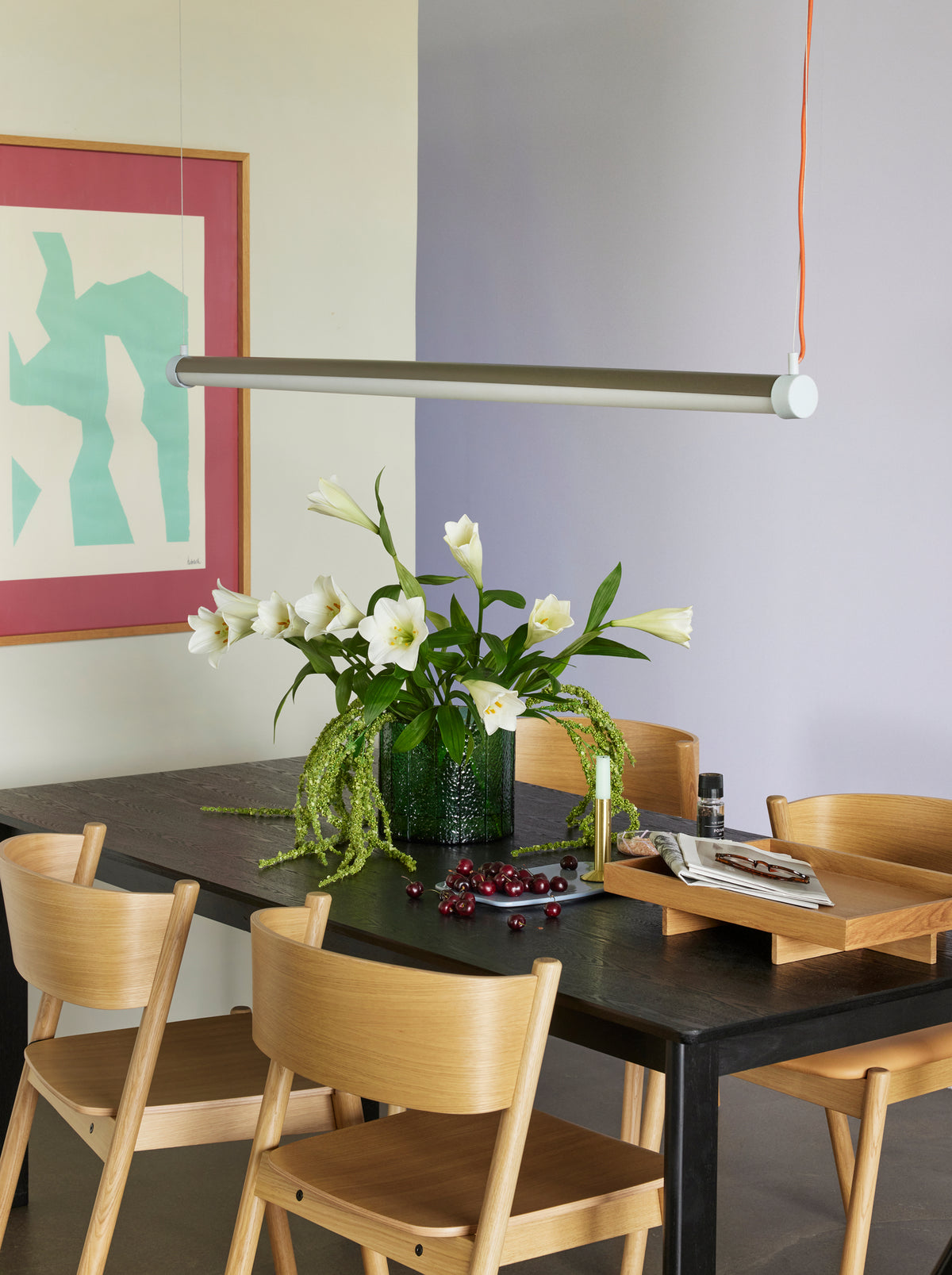 Moldura Studio em Carvalho com Impressão Artística, Natural — 70 × 100 cm