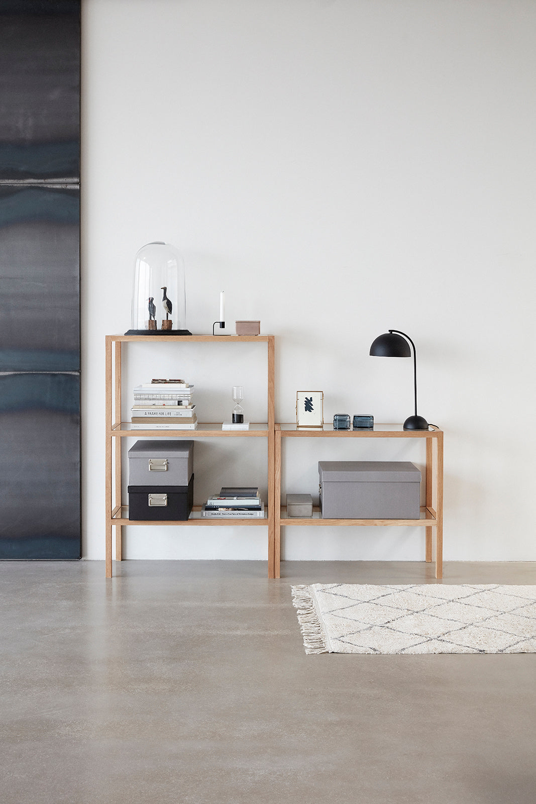 Form Iron Table Lamp, Black — Ø 23 × 48 cm