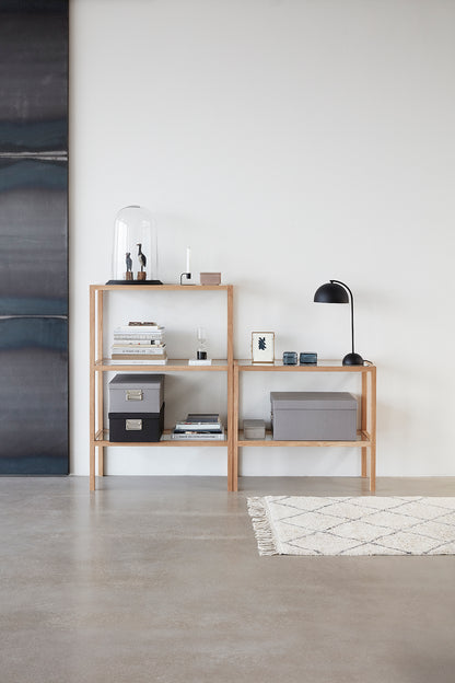 Form Iron Table Lamp, Black — Ø 23 × 48 cm