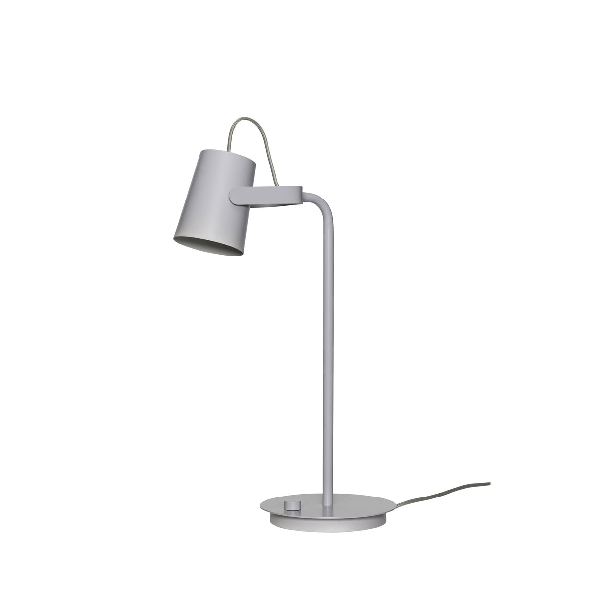 Candeeiro de Secretária Ardent em Ferro, Cinzento Claro — 35 × 20 × 54 cm