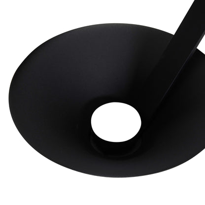 Muri Dimmable LED Iron Table Lamp, Black — 29 × 25 × 31 cm