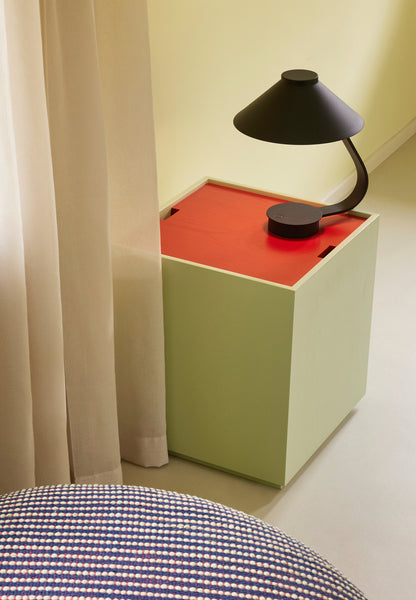Muri Dimmable LED Iron Table Lamp, Black — 29 × 25 × 31 cm