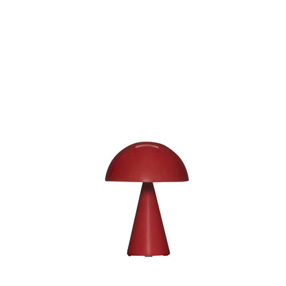 Candeeiro Portátil Mush em Ferro, Vermelho — Ø 15 × 20 cm