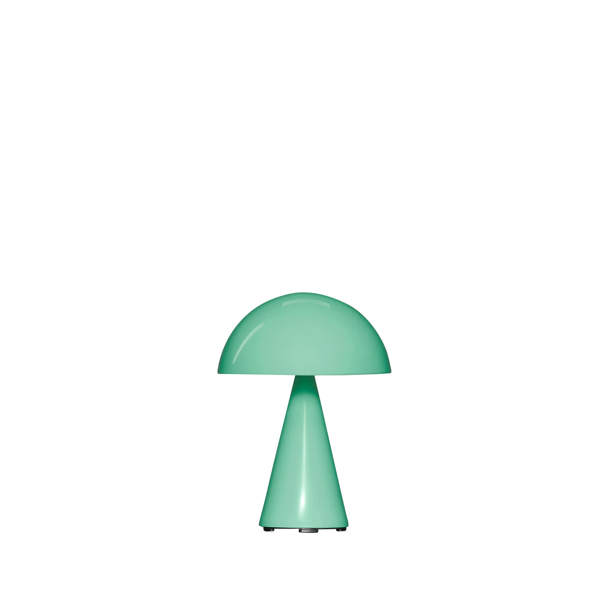 Candeeiro Portátil Mush em Ferro, Verde — Ø 15 × 20 cm