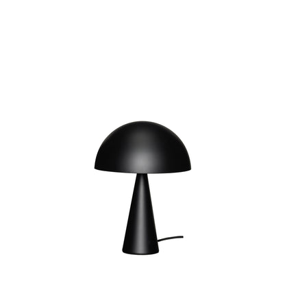 Candeeiro de Mesa Mush Mini em Ferro, Preto Mate — Ø 25 × 34 cm