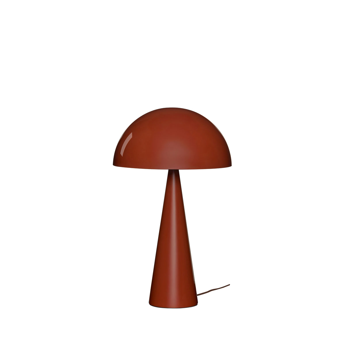 Candeeiro de Mesa Mush Alto em Ferro, Castanho — Ø 30 × 50 cm