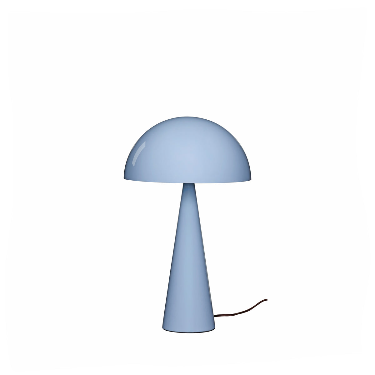 Lámpara de Mesa Mush Alto de Hierro, Azul Hielo — Ø 30 × 50 cm