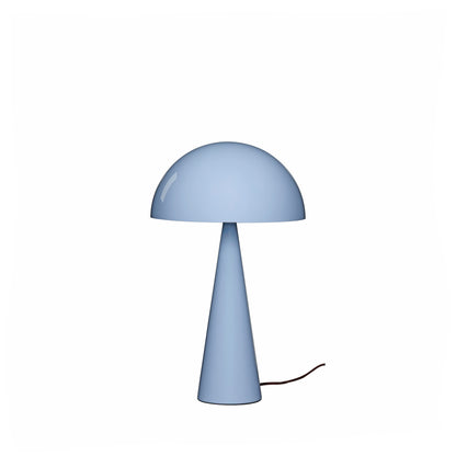 Lámpara de Mesa Mush Alto de Hierro, Azul Hielo — Ø 30 × 50 cm