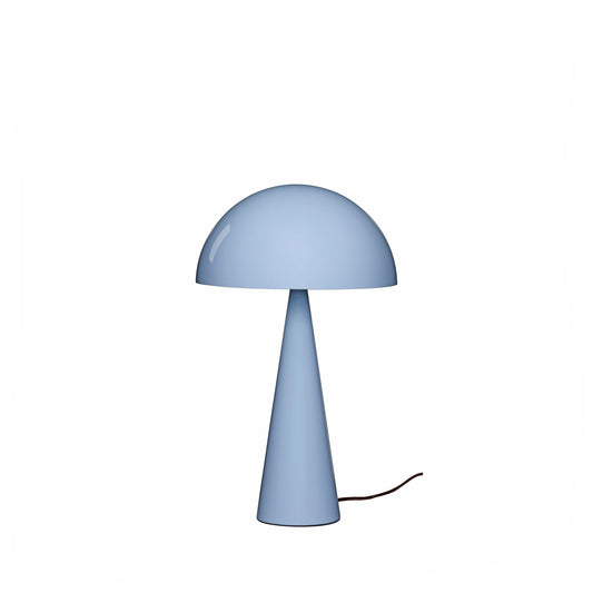 Candeeiro de Mesa Mush Alto em Ferro, Azul Gelo — Ø 30 × 50 cm