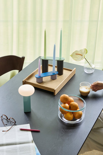 Lámpara portátil baja azul