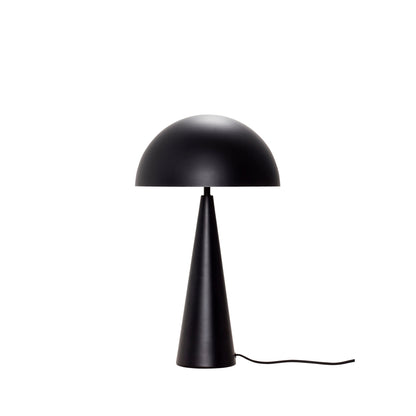 Lámpara de Mesa Mush Alto de Hierro, Negro — Ø 30 × 50 cm