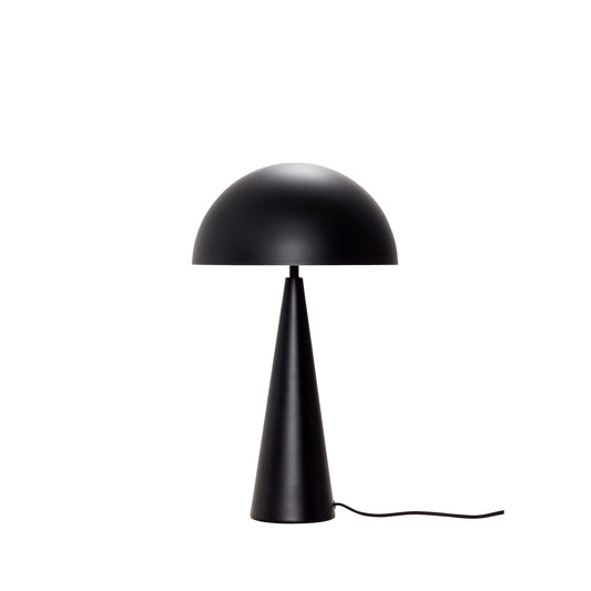 Candeeiro de Mesa Mush Alto em Ferro, Preto — Ø 30 × 50 cm