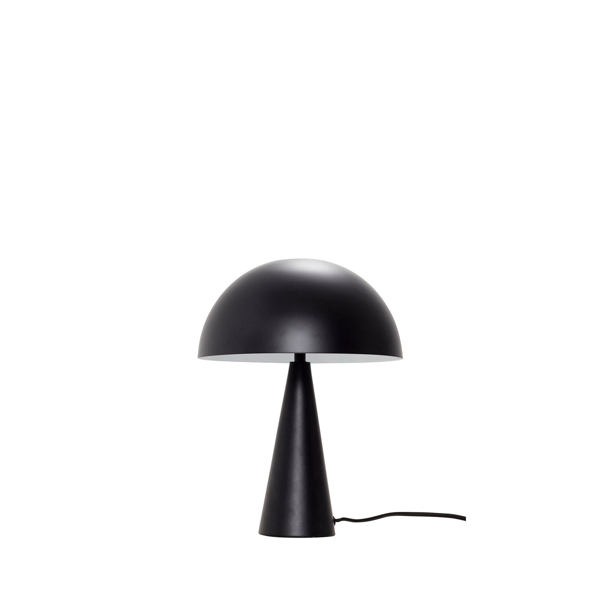 Mush Mini Iron Table Lamp, Black — Ø 25 × 33 cm
