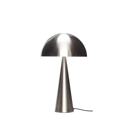 Candeeiro de Mesa Mush Alto em Ferro, Níquel — Ø 30 × 50 cm
