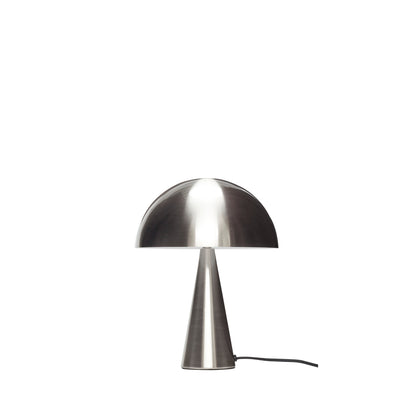 Candeeiro de Mesa Mush Mini em Ferro, Níquel — Ø 25 × 33 cm