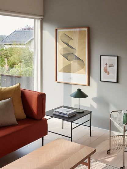 Shape Dark Green Iron Table Lamp — Ø 30 × 38 cm