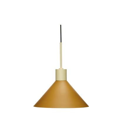 Candeeiro Suspenso Crayon em Ferro, Âmbar — Ø 35 × 38 cm