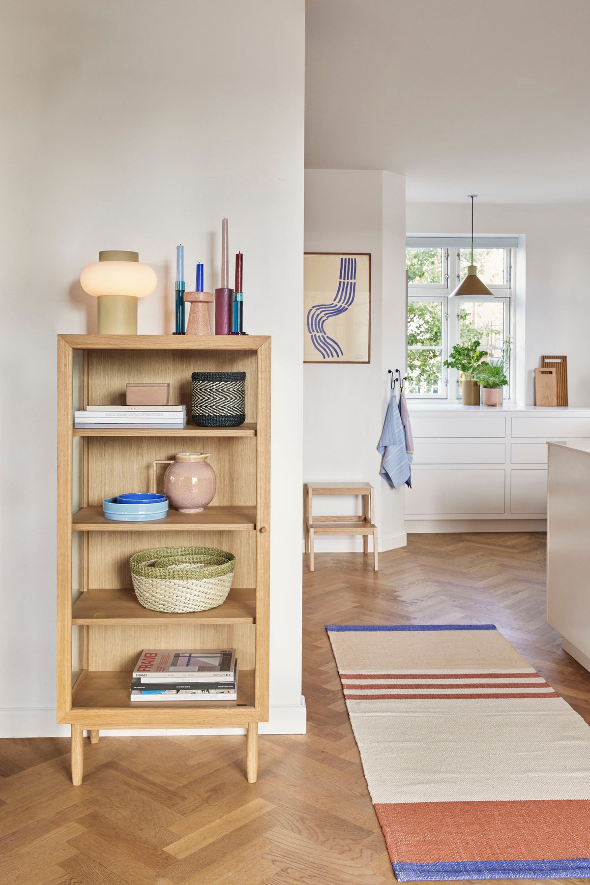 Candeeiro Suspenso Crayon em Ferro, Âmbar — Ø 35 × 38 cm