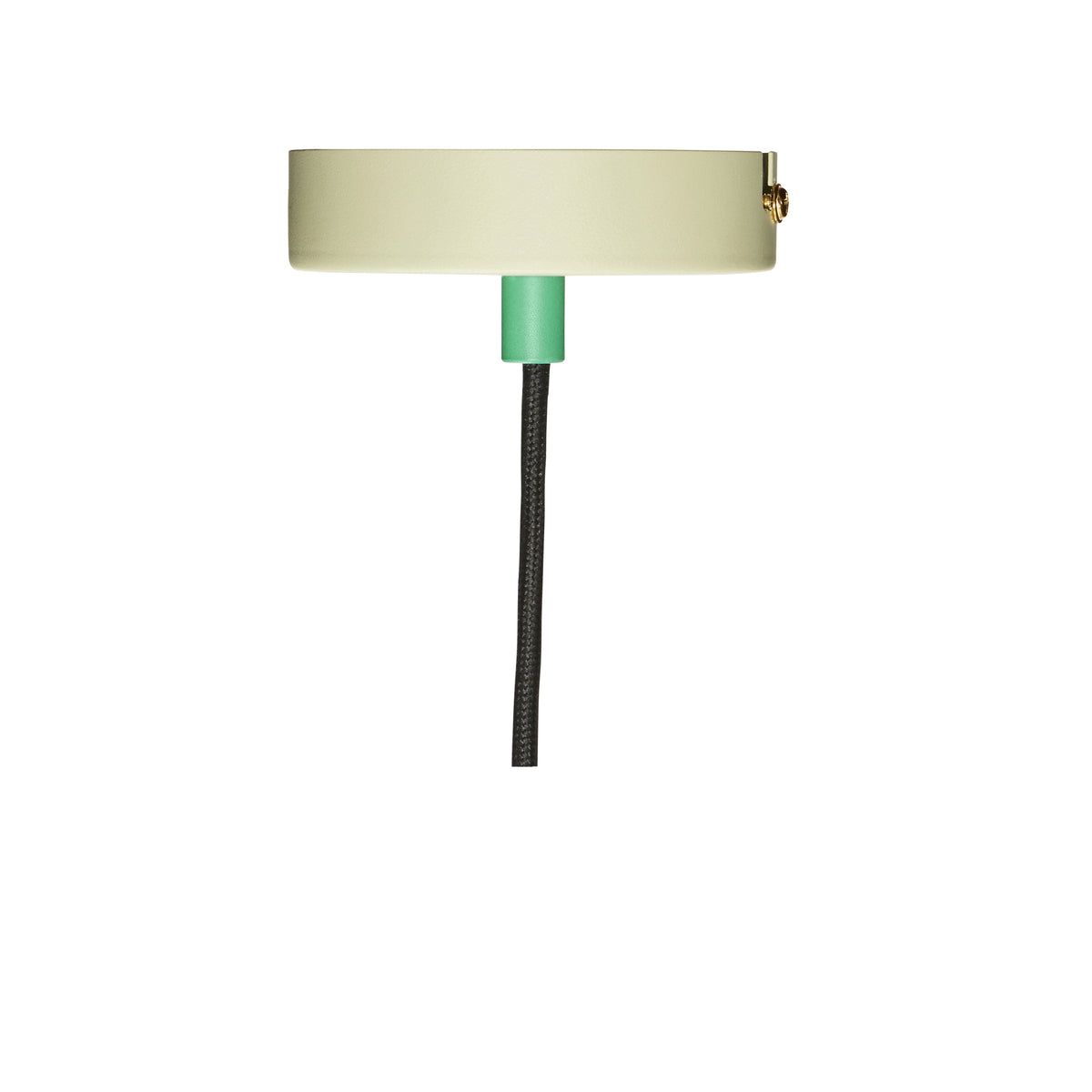 Crayon Iron Pendant Lamp, Light Yellow and Green — Ø 35 × 38 cm