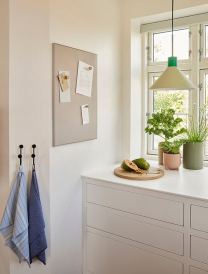 Crayon Iron Pendant Lamp, Light Yellow and Green — Ø 35 × 38 cm