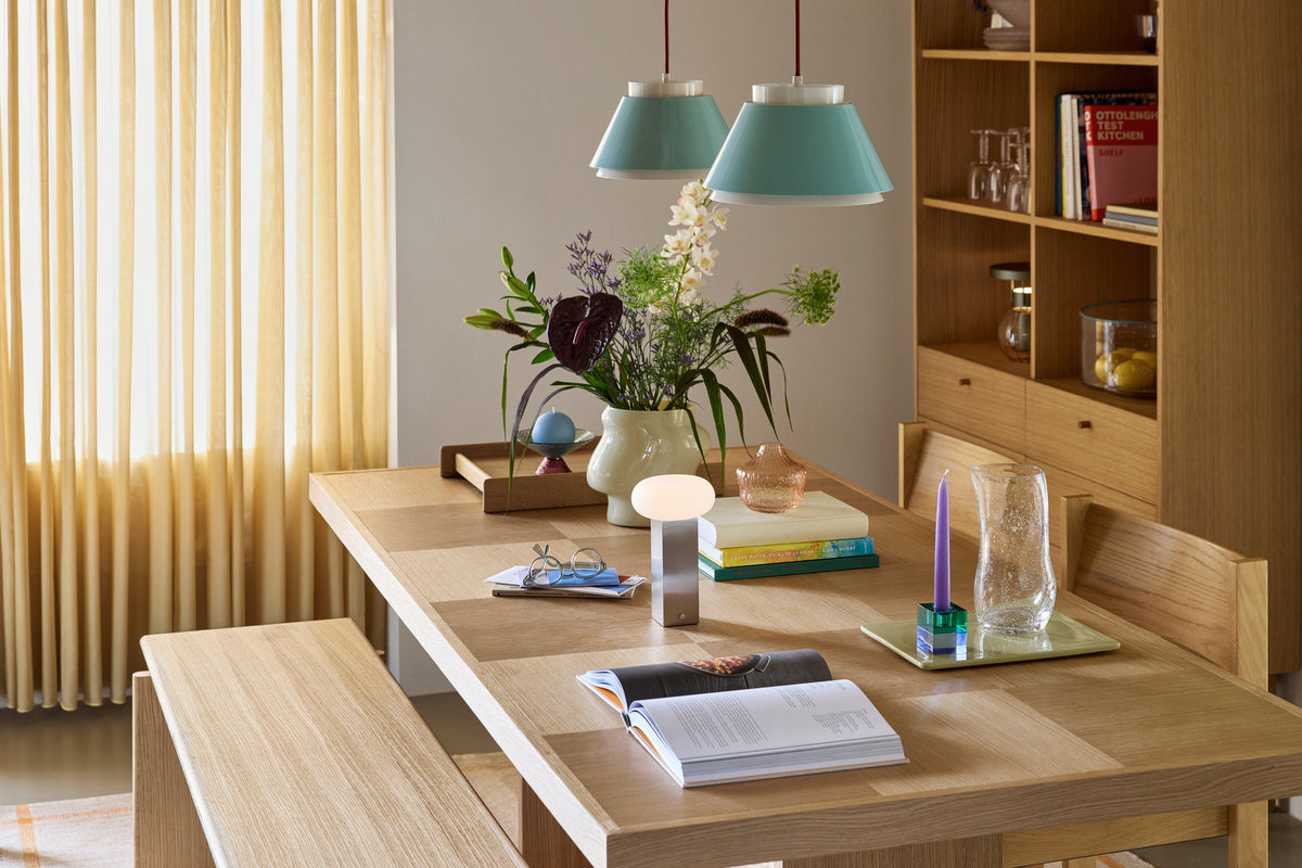 Remi Colgante Azul/Beige
