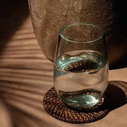 Porta-copos Colonial Rattan — detalhe