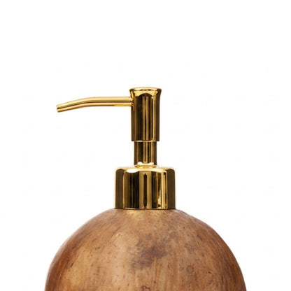 Dispensador de Sabão em Casca de Coco — 15 cm