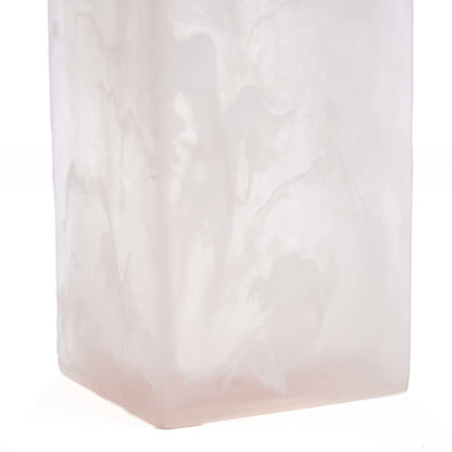 Dispensador de Sabão em Resina, Rosa e Branco