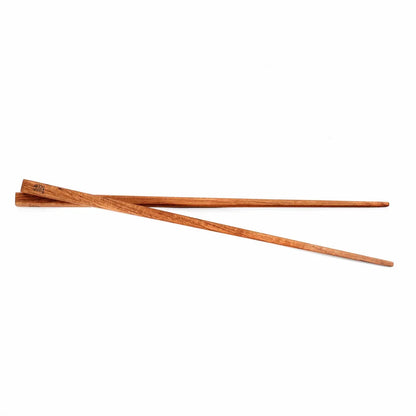 Pack de 4 Pauzinhos em Raiz de Teca — 23 cm