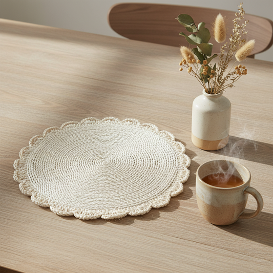 Individual Macramé Marriage — Natural