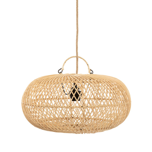 Wholly Pendant Lamp in Natural Rattan — Ø 40 × 25 cm
