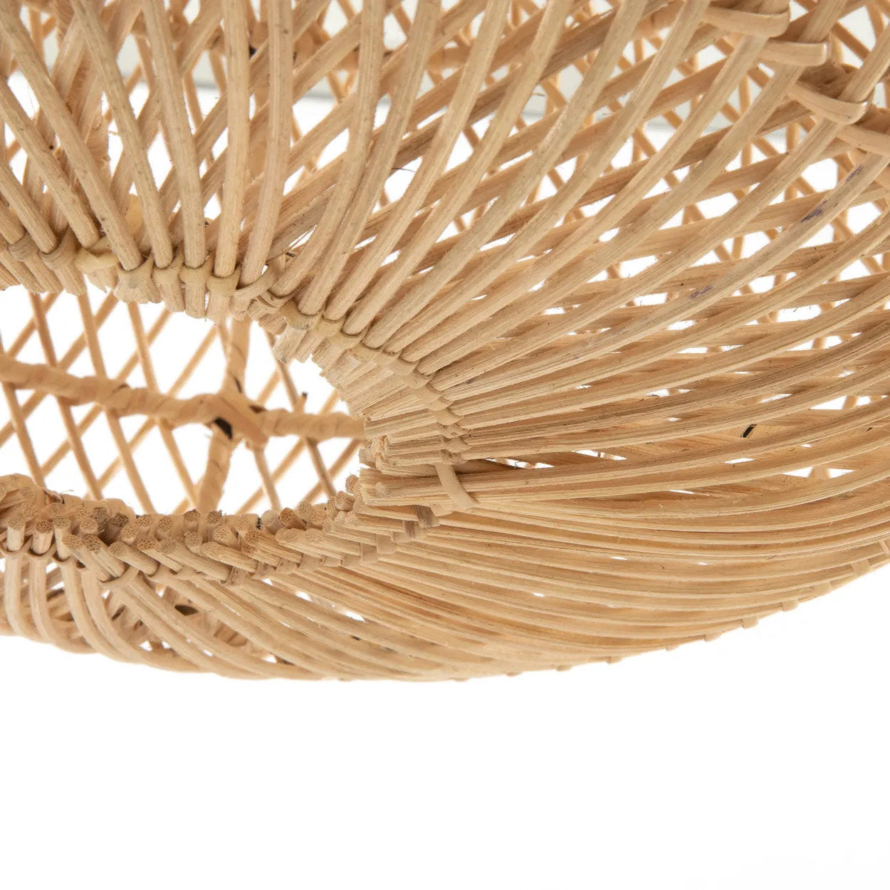 Wholly Pendant Lamp in Natural Rattan — Ø 40 × 25 cm
