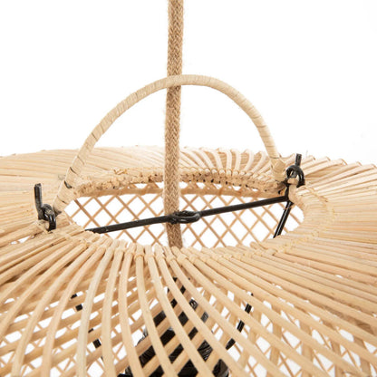 Wholly Pendant Lamp in Natural Rattan — Ø 40 × 25 cm