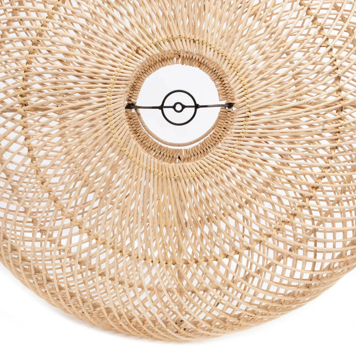 Wholly Pendant Lamp in Natural Rattan — Ø 40 × 25 cm